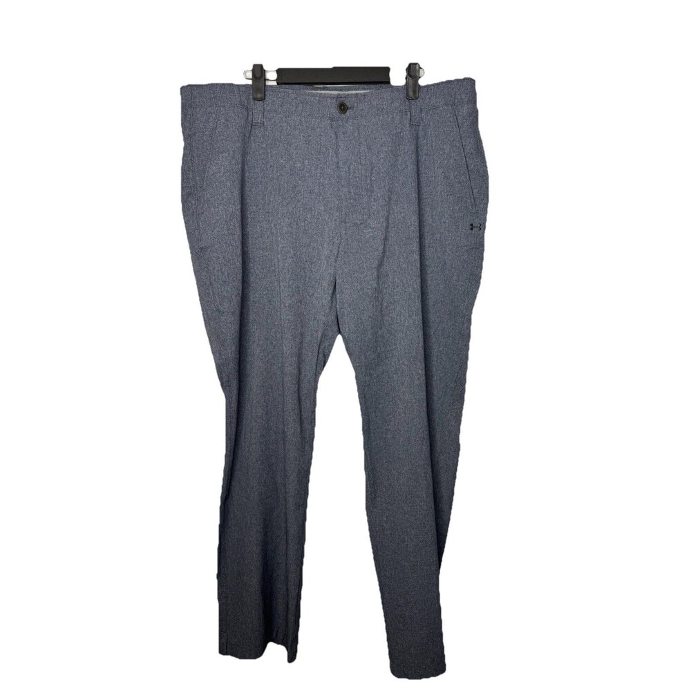 Under Armour Match Play Golf Pants Mens 40x30 Grippers Performance Stretch gray